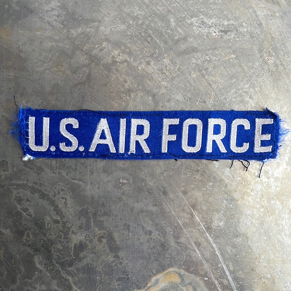 U.S. AIR FORCE blue tape patch, vintage - Picture 1 of 11